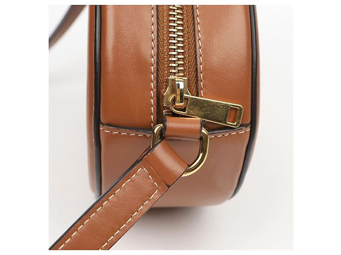 Céline Bolso bandolera Triomphe Oval Tan - vista 6