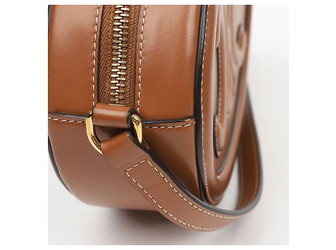 Céline Bolso bandolera Triomphe Oval Tan - vista 7