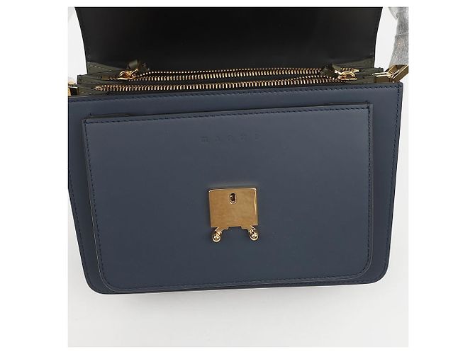 Marni Medium Multi-Color Leather Trunk Schultertasche - Ansicht 7