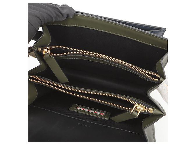 Marni Medium Multi-Color Leather Trunk Schultertasche - Ansicht 8