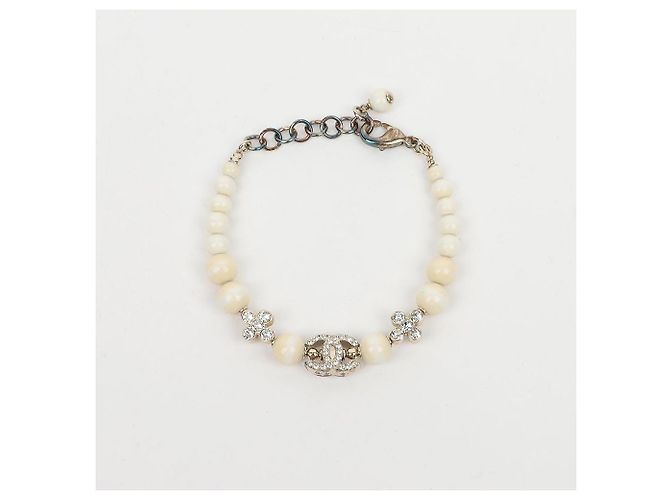 Chanel Perlen-Kleeblatt-Armband - Ansicht 2