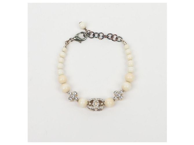 Chanel Perlen-Kleeblatt-Armband - Ansicht 3