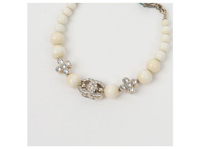 Chanel Perlen-Kleeblatt-Armband - Ansicht 4