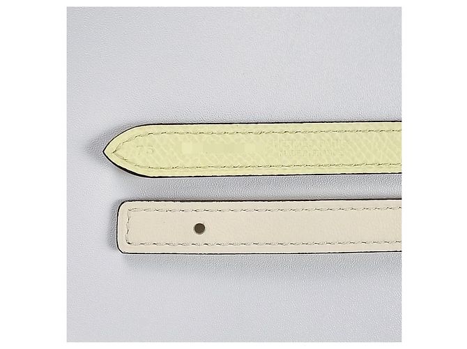 Hermès Cinturón de mujer con hebilla y correa de cuero reversible Mini - vista 10