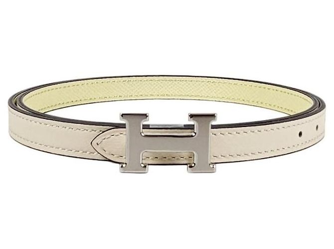 Hermès Cinturón de mujer con hebilla y correa de cuero reversible Mini - vista 5