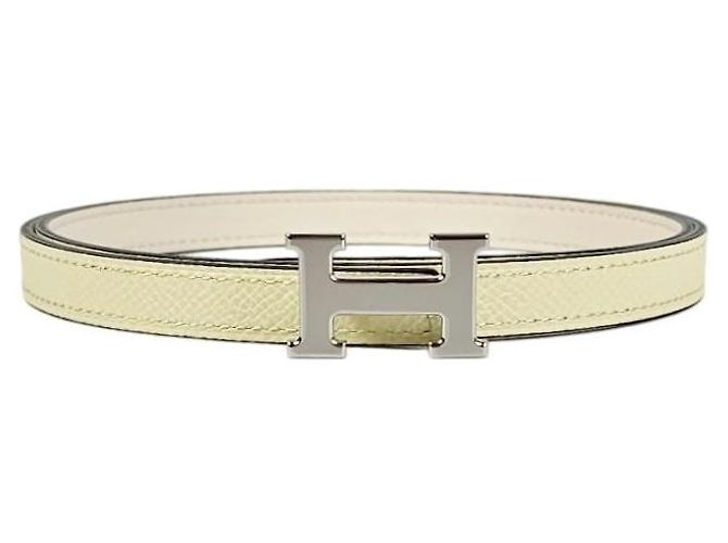 Hermès Cinturón de mujer con hebilla y correa de cuero reversible Mini - vista 6