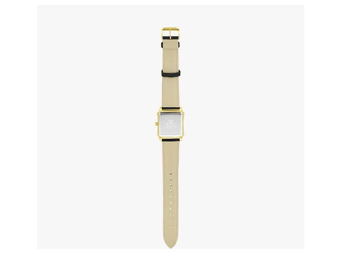 Relógio Casio MTP-B190GL-7BVDF de couro dourado - vista 6
