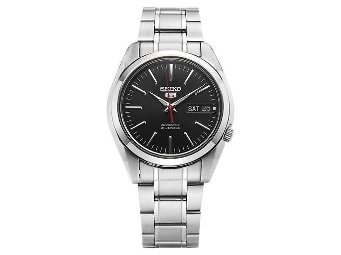 Orologio automatico uomo Seiko in metallo argento - vista 2