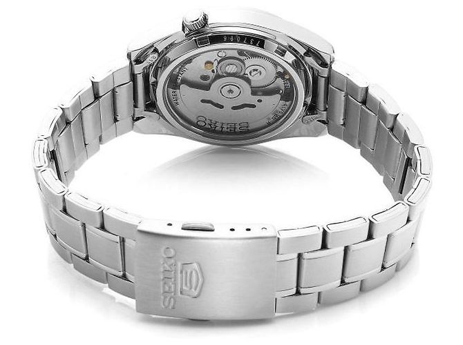 Orologio automatico uomo Seiko in metallo argento - vista 5
