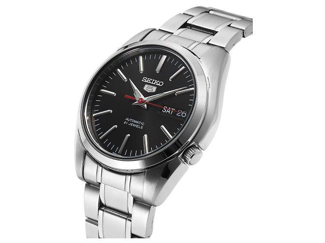 Orologio automatico uomo Seiko in metallo argento - vista 7