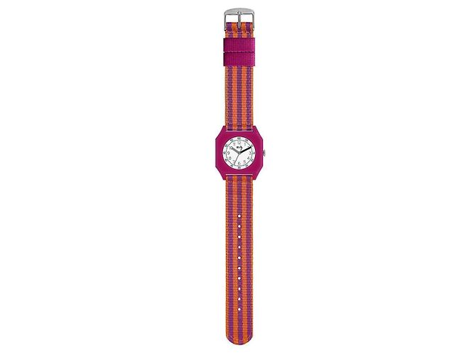 Autre Marque Orologio Stripes Ruby Papaya - vista 4