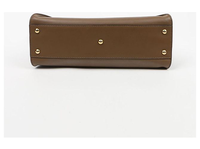 Fendi Borsa a Tracolla Tote Peekaboo Medium Marrone - vista 7