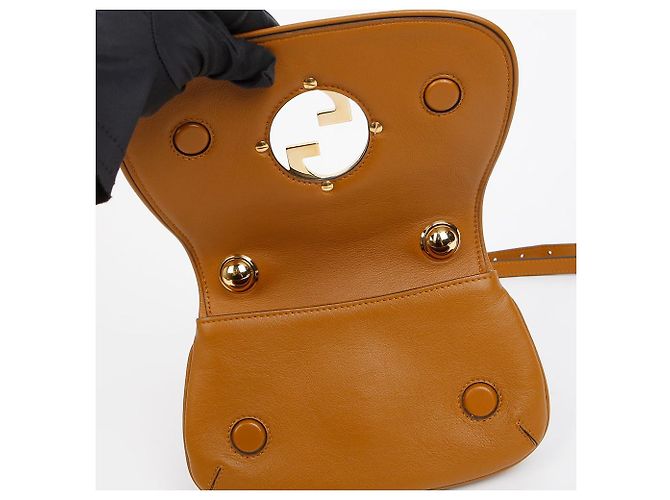 Gucci Borsa a tracolla mini Blondi Marrone - vista 9
