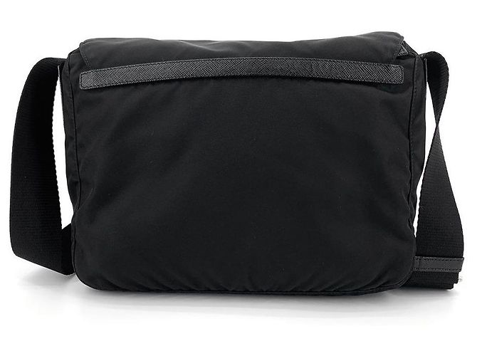 Prada Borsa Messenger a Tracolla in Re-Nylon con Logo Triangolare - vista 5