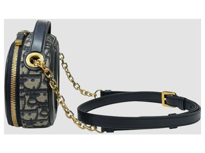 Dior Borsa a tracolla Oblique Jacquard CD Signature Oval Camera - vista 3