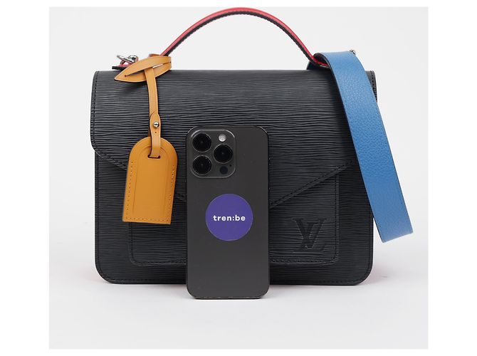 Louis Vuitton Borsa Neo Monceau in pelle Epi Noir - vista 19