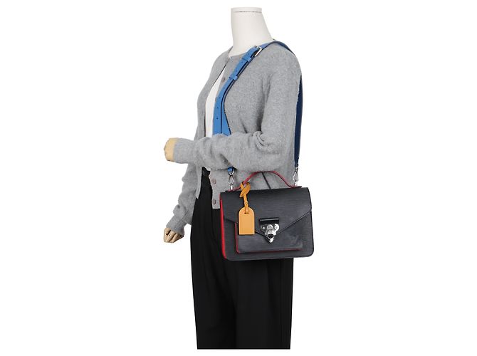 Louis Vuitton Borsa Neo Monceau in pelle Epi Noir - vista 24