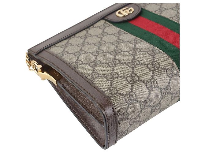 Gucci Borsa a tracolla Ophidia Chain GG Supreme - vista 5