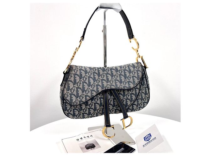 Dior Borsa a tracolla Oblique Double Saddle - vista 4