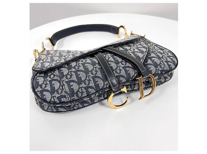 Dior Borsa a tracolla Oblique Double Saddle - vista 8