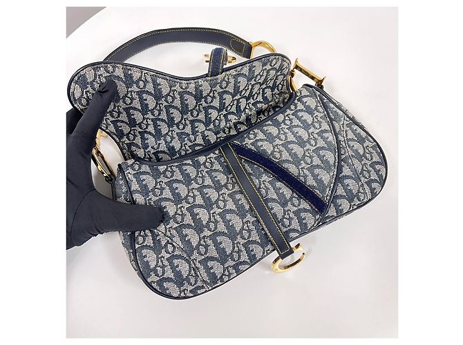 Dior Borsa a tracolla Oblique Double Saddle - vista 9