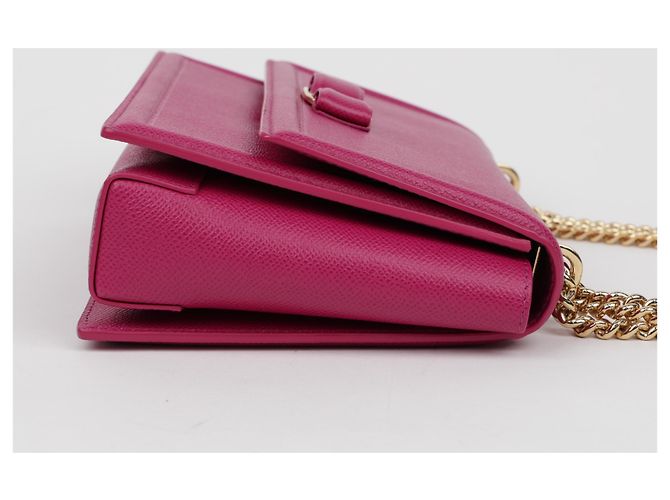 Salvatore Ferragamo Borsa a tracolla Genie Medium Chain - vista 10