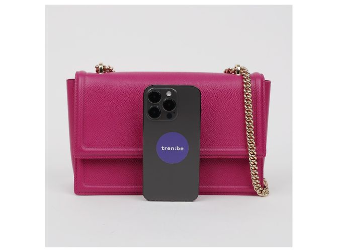 Salvatore Ferragamo Borsa a tracolla Genie Medium Chain - vista 15