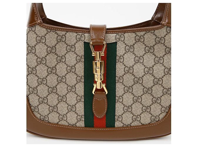 Gucci Borsa a tracolla Jackie GG Small Hobo - vista 3