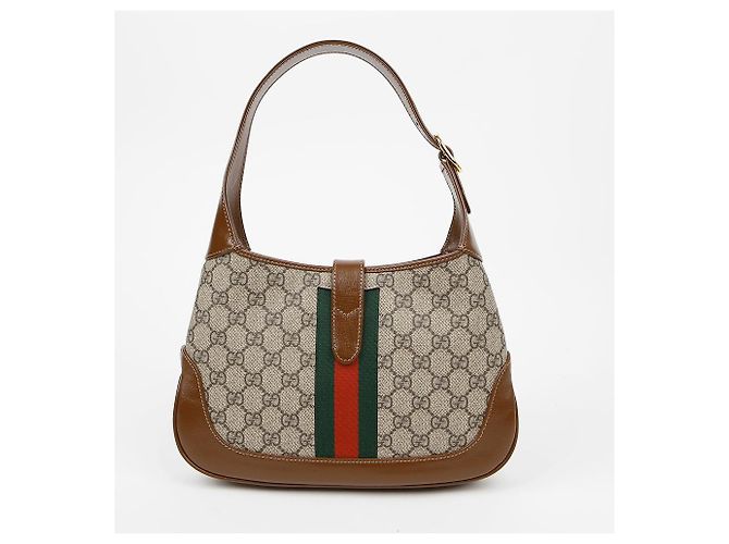Gucci Borsa a tracolla Jackie GG Small Hobo - vista 4