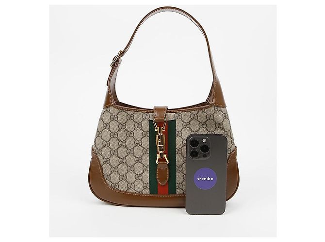 Gucci Borsa a tracolla Jackie GG Small Hobo - vista 7