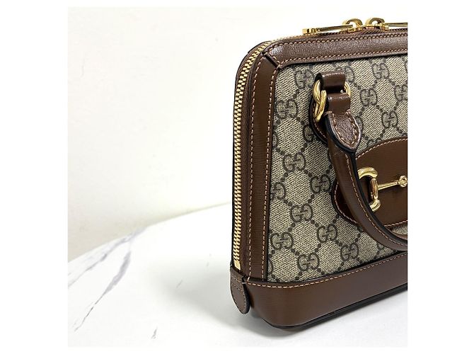 Gucci Borsa Tote Mini con Morso e Manico Superiore, Borsa a Tracolla - vista 10