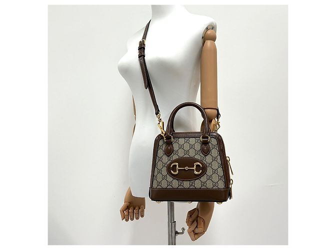 Gucci Borsa Tote Mini con Morso e Manico Superiore, Borsa a Tracolla - vista 2