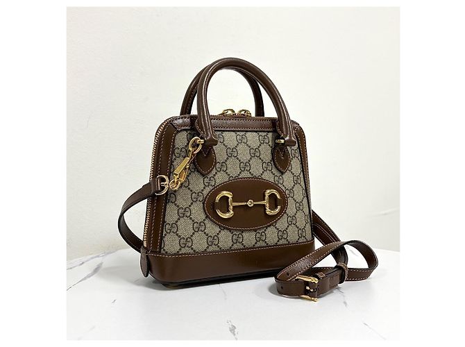 Gucci Borsa Tote Mini con Morso e Manico Superiore, Borsa a Tracolla - vista 3