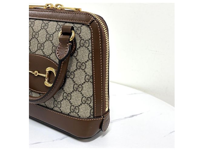 Gucci Borsa Tote Mini con Morso e Manico Superiore, Borsa a Tracolla - vista 9