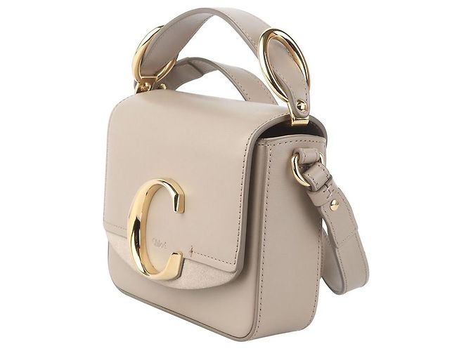 Chloé Mini Borsa a Tracolla Dorata - vista 2