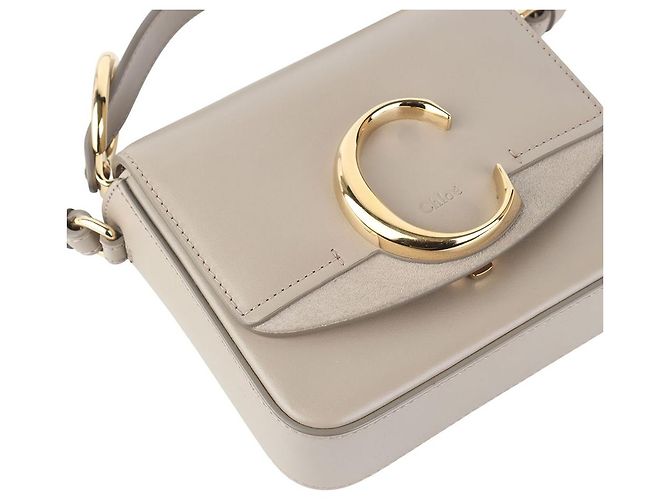 Chloé Mini Borsa a Tracolla Dorata - vista 5