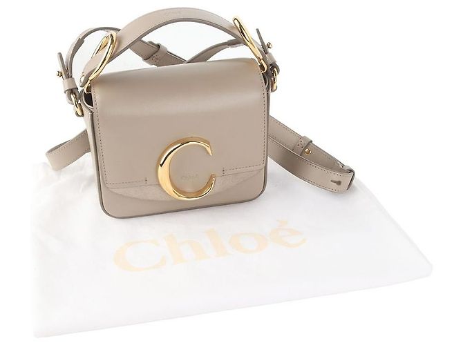 Chloé Mini Borsa a Tracolla Dorata - vista 8