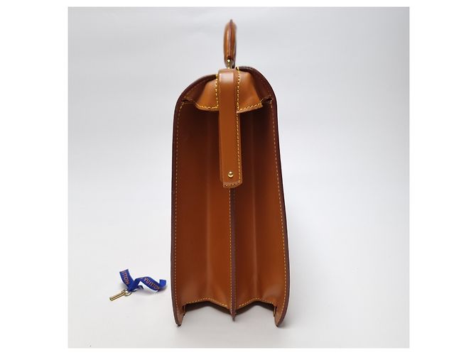 Louis Vuitton Pfermore Doctor Bag Document Holder Camel (Premium, Unisex Briefcase) - vista 7