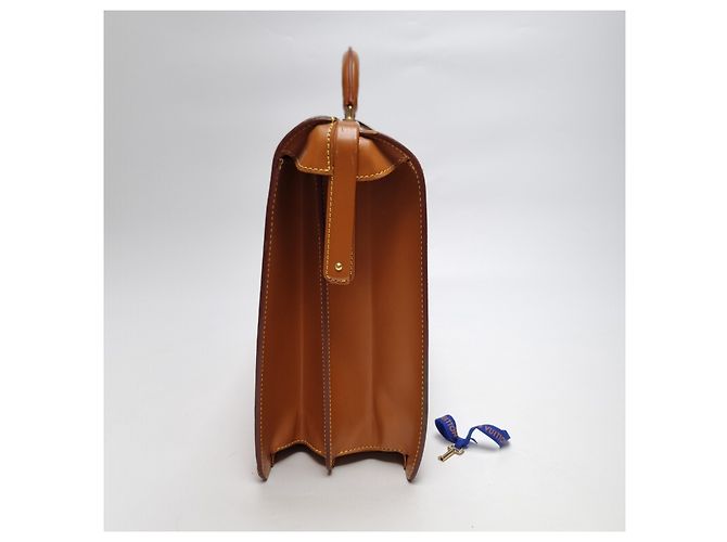 Louis Vuitton Pfermore Doctor Bag Document Holder Camel (Premium, Unisex Briefcase) - vista 8