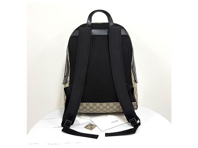 Gucci Zaino Supreme Web Stripe - vista 5