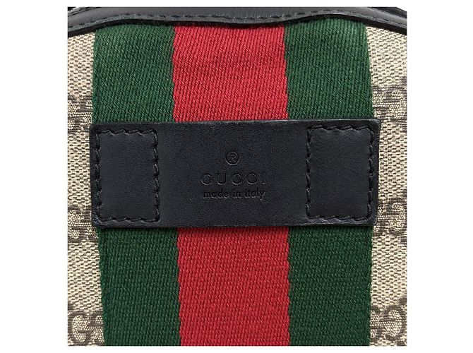 Gucci Zaino Supreme Web Stripe - vista 9