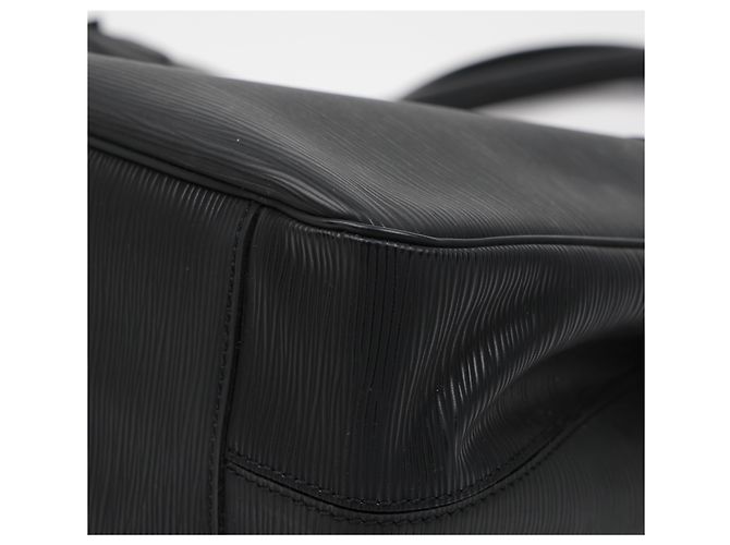 Louis Vuitton Borsa Tote Passy in pelle Epi Nero - vista 23