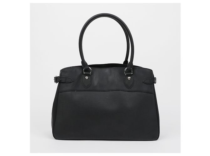 Louis Vuitton Borsa Tote Passy in pelle Epi Nero - vista 3