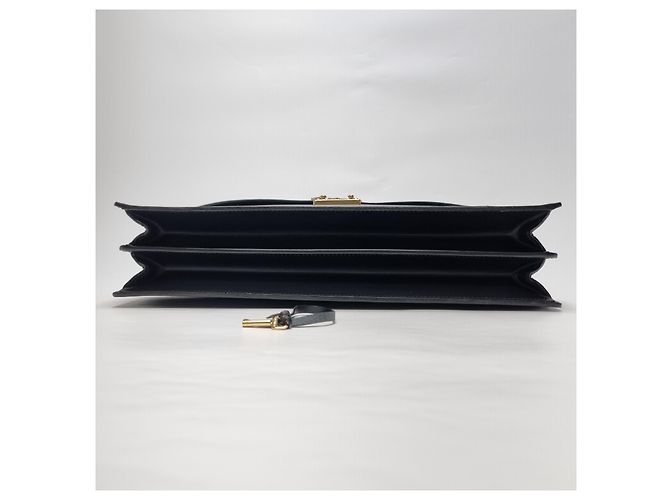 Louis Vuitton Borsetta Epi Serviette Black Unisex - vista 13