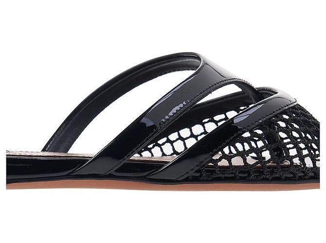 Alaïa Sandali con dettaglio in mesh da donna - vista 10