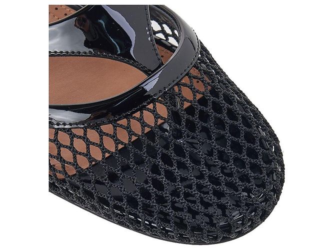 Alaïa Sandali con dettaglio in mesh da donna - vista 9