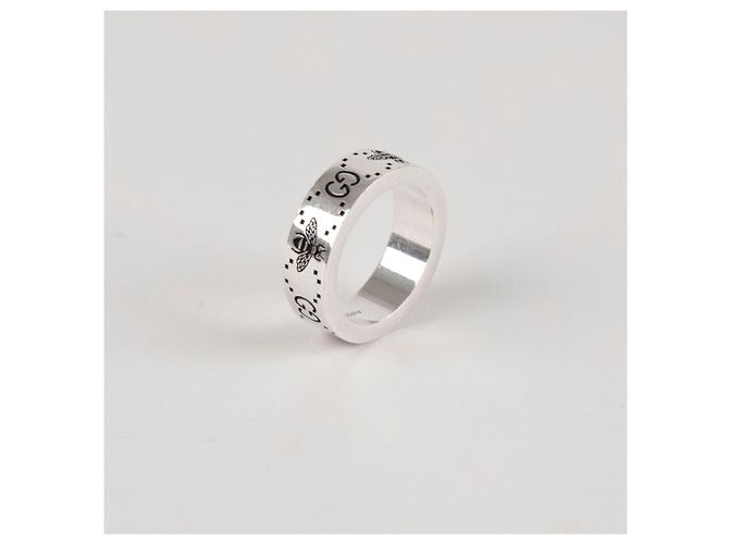 Gucci Doppelring Nicht Graviert Silver - Ansicht 5