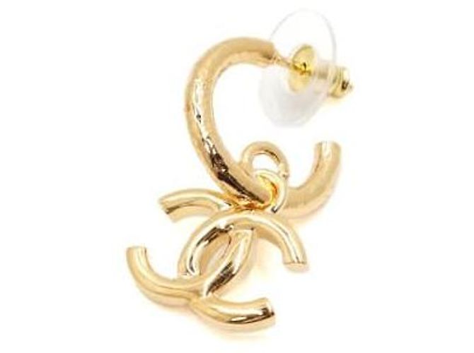 Chanel Orecchini a cerchio pendenti Logo CC - vista 2