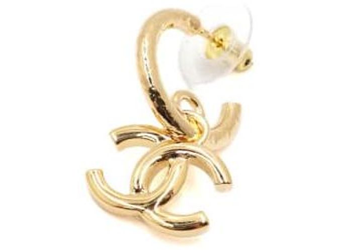 Chanel Orecchini a cerchio pendenti Logo CC - vista 3