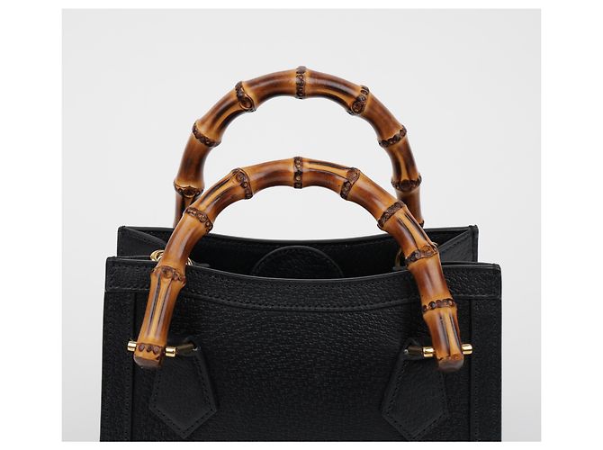 Gucci Borsa a Tracolla Diana Bamboo Mini Tote - vista 12
